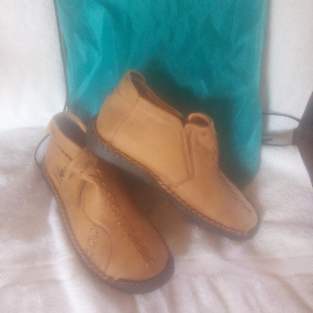 Fashion Men's Athletic Soft Leather Shoes Walking  Casual Business Shoes size 10 - Picture 2 of 7